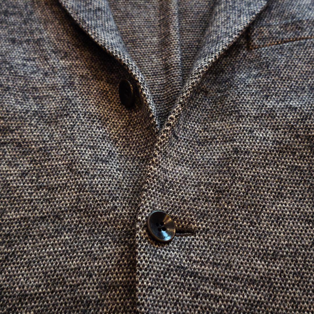 BOGLIOLI ボリオリ DOVER グレー テーラードニットジャケット 46