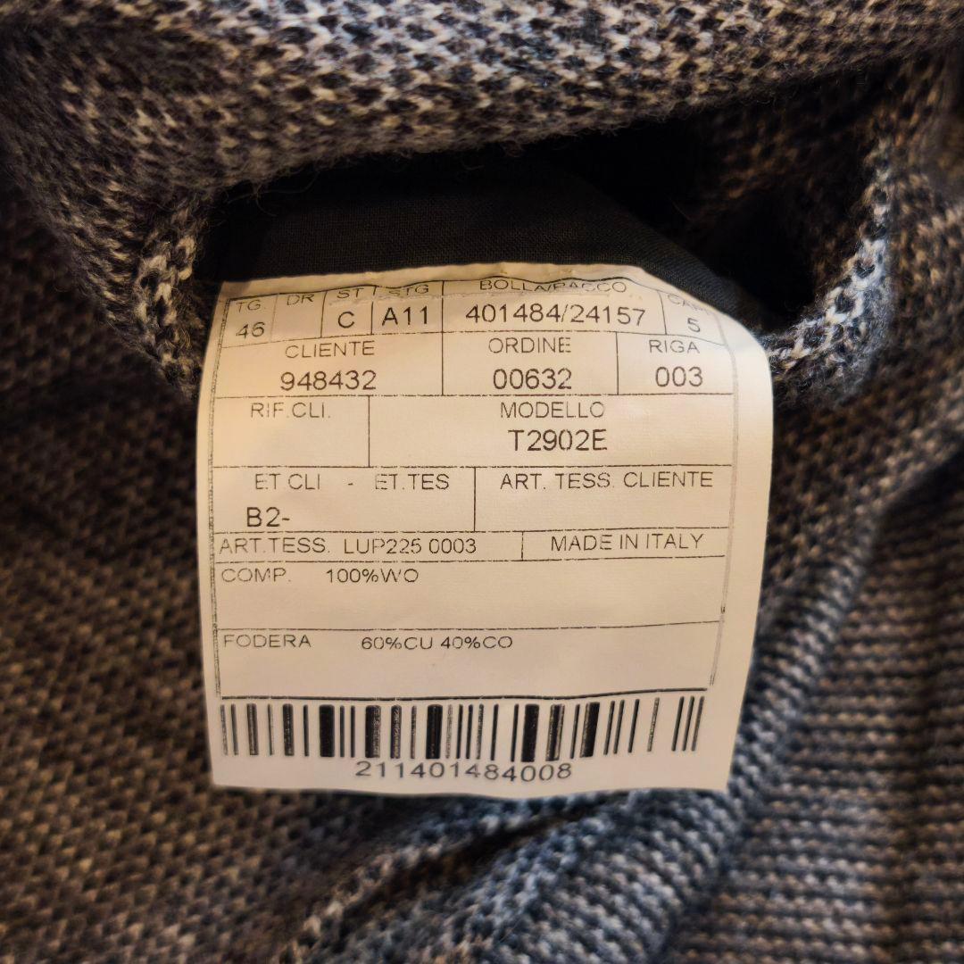 BOGLIOLI ボリオリ DOVER グレー テーラードニットジャケット 46