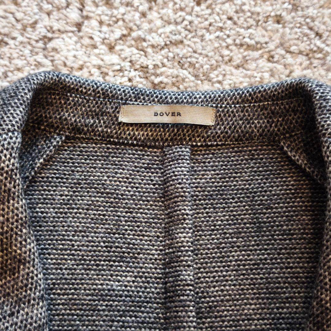 BOGLIOLI ボリオリ DOVER グレー テーラードニットジャケット 46