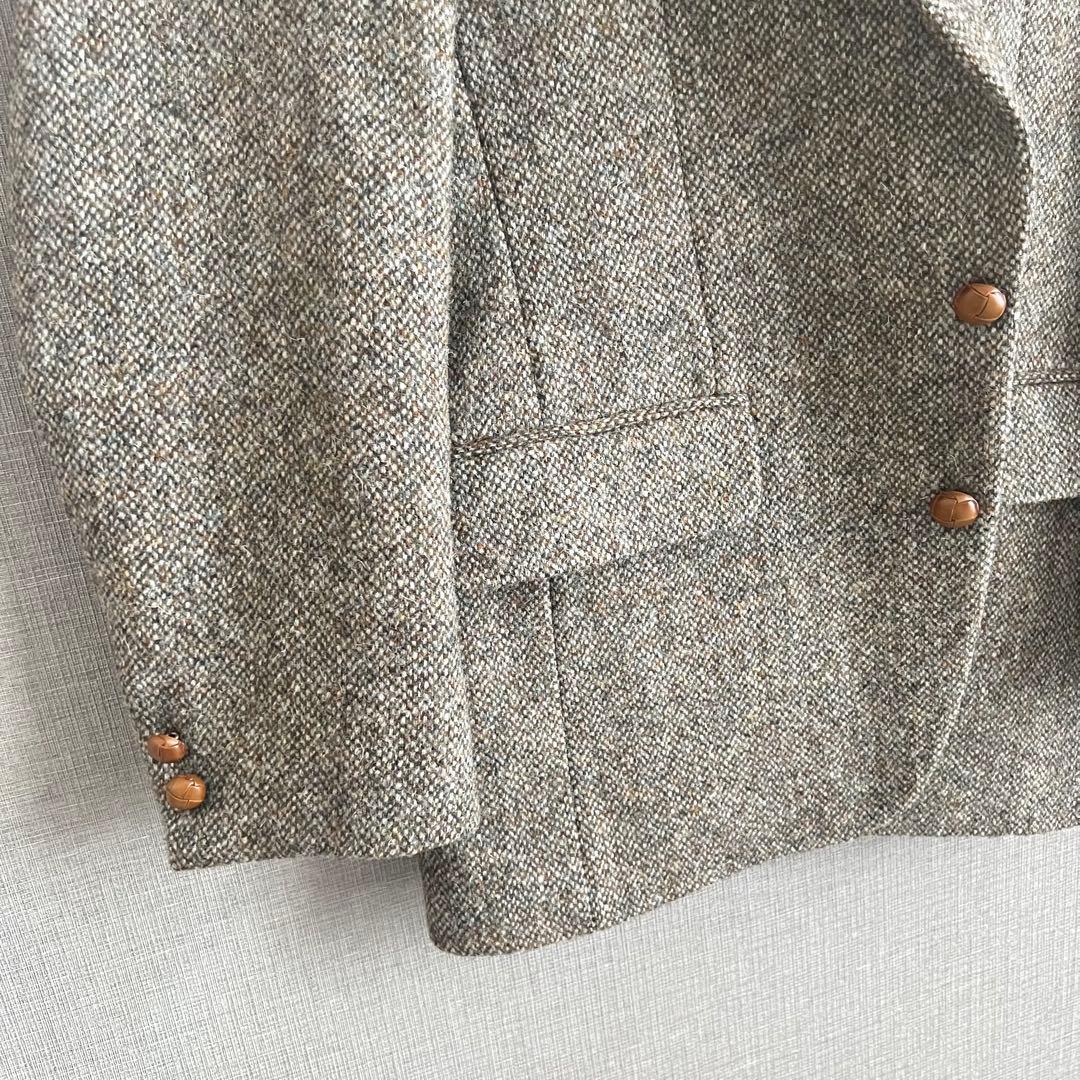 vintage 英国製 Dunn&Co テーラードジャケット ブラウン 古着