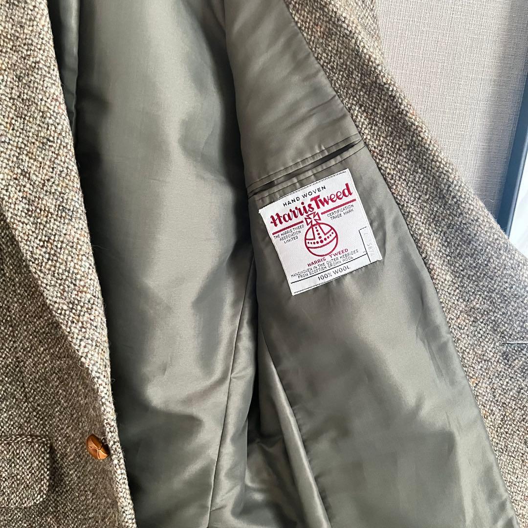 vintage 英国製 Dunn&Co テーラードジャケット ブラウン 古着