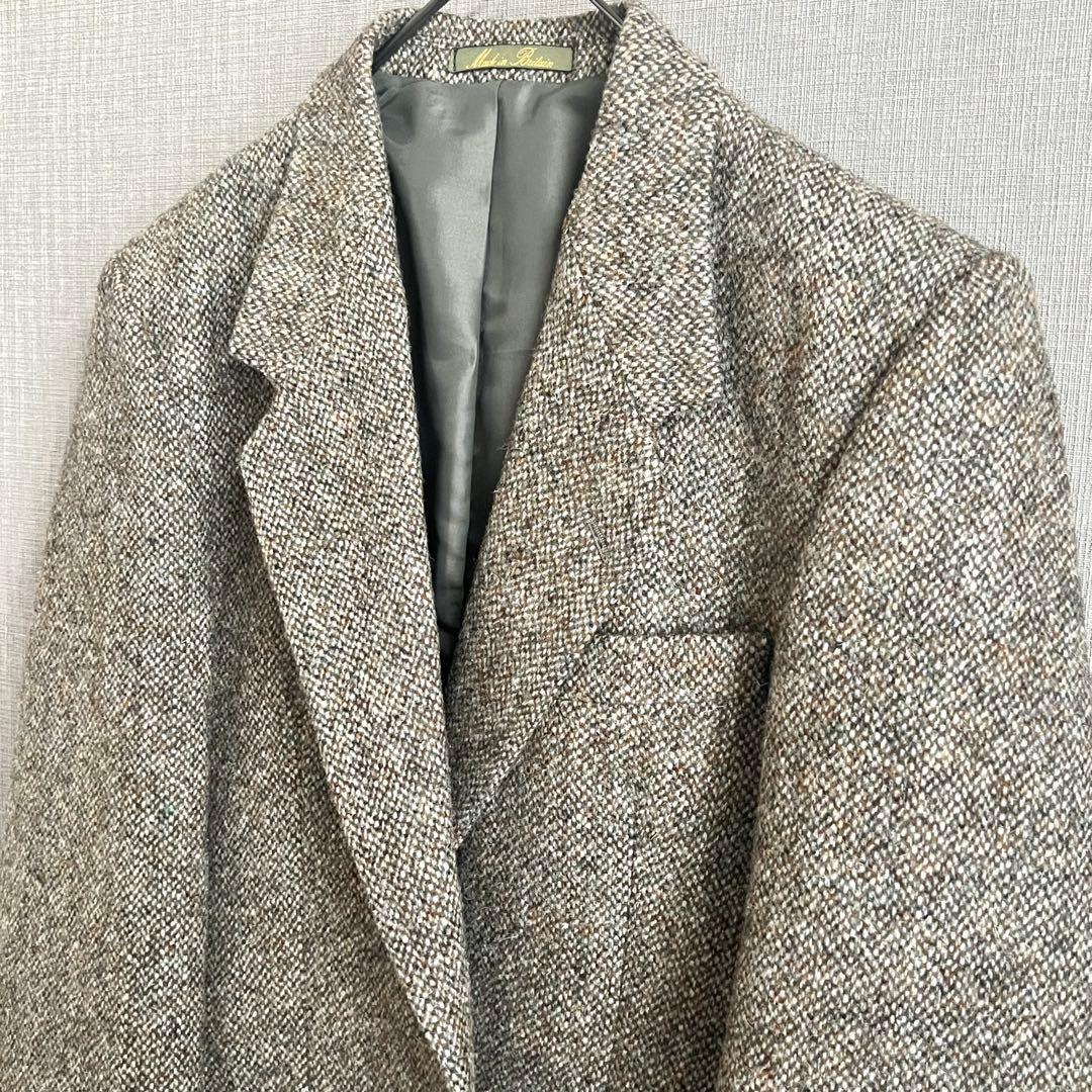 vintage 英国製 Dunn&Co テーラードジャケット ブラウン 古着