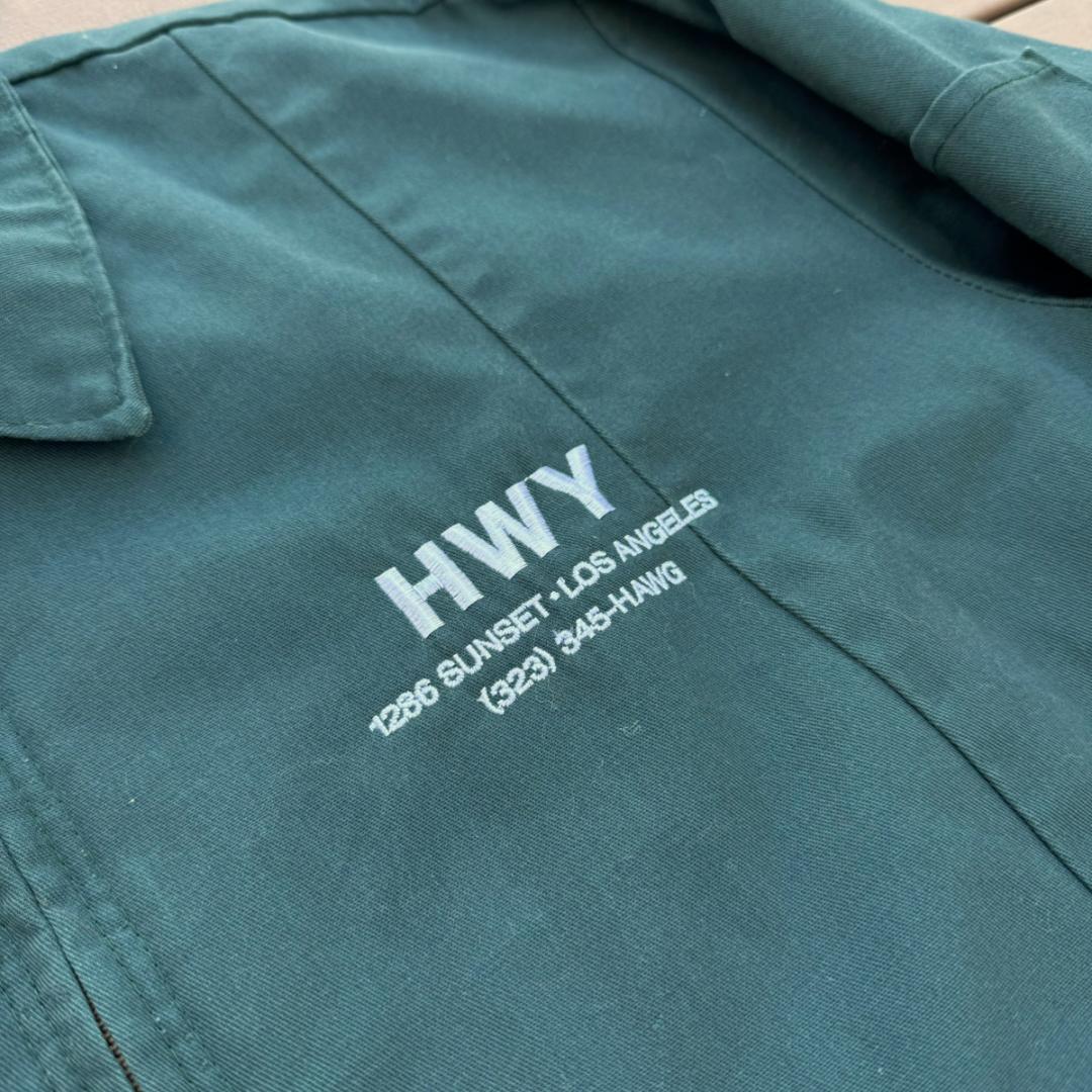 US購入 HWY ビンテージ L グリーン チョッパー ハーレー バイカー