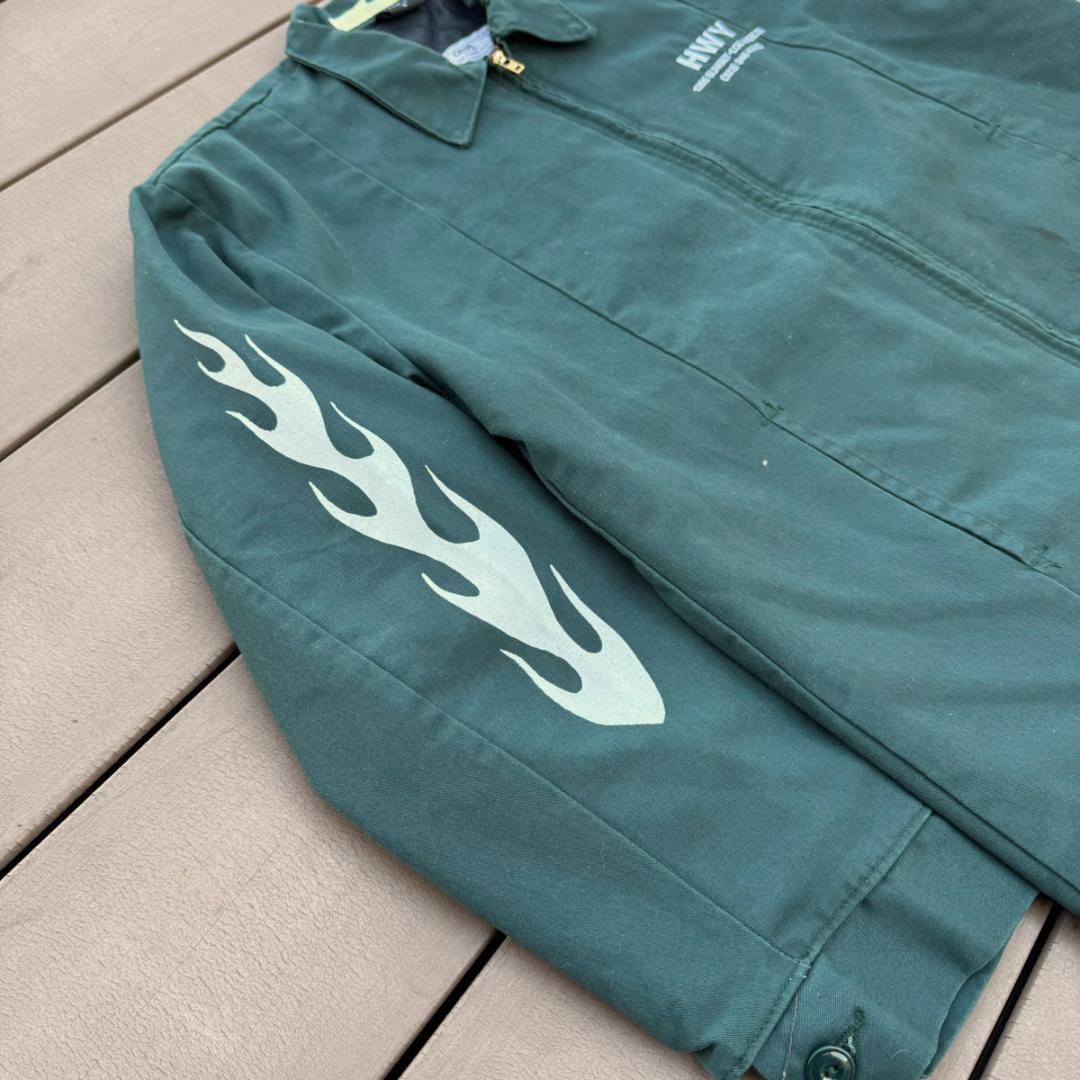 US購入 HWY ビンテージ L グリーン チョッパー ハーレー バイカー