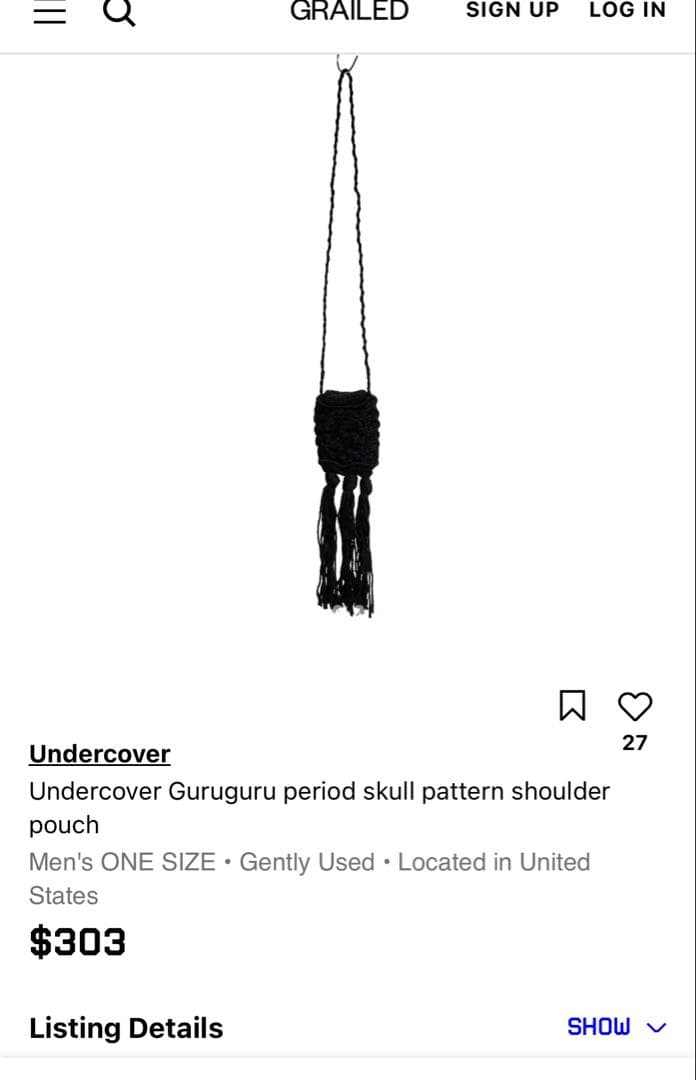 ^*^様 Undercover Guruguru skull shoulder