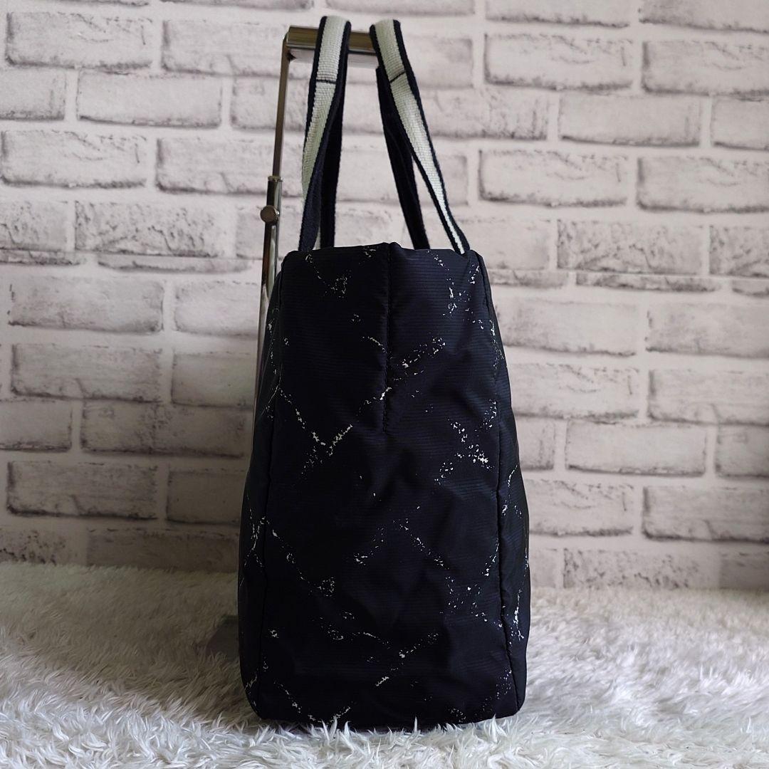 シャネル トラベルライン トートバッグ A4収納可能 ブラック シルバー金具