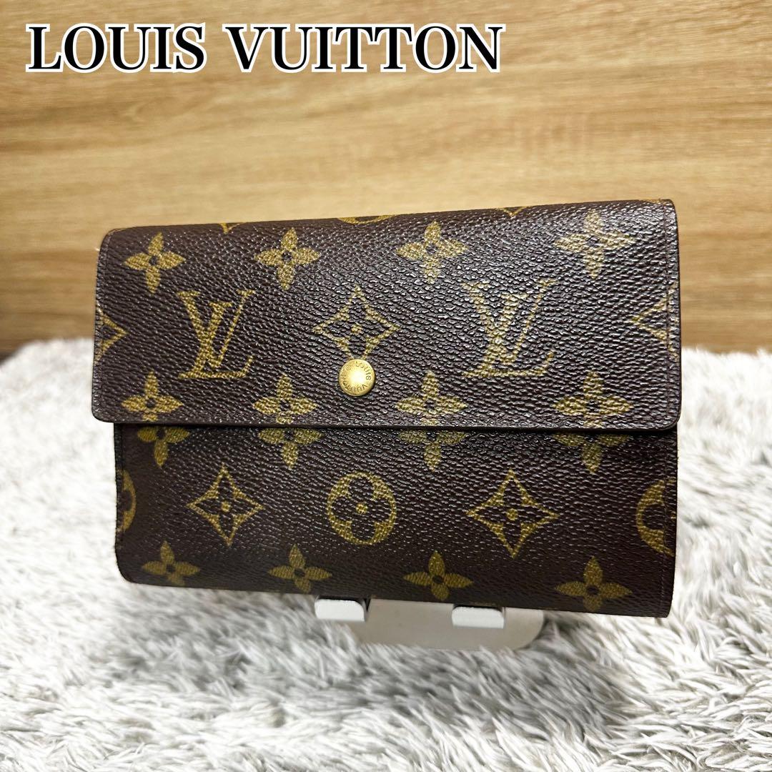 LOUIS VUITTON モノグラム ポルトトレゾール　エテュイパピエ 財布