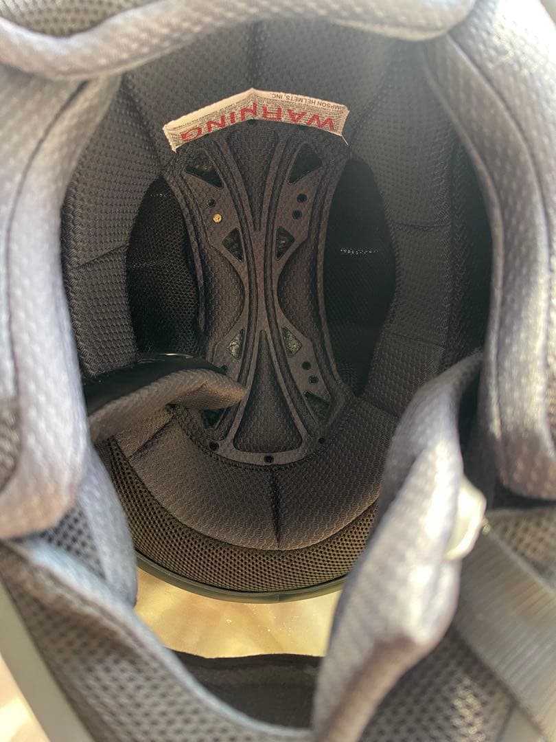 SIMSPON フルフェイスヘルメット ブラック ミラーシールド