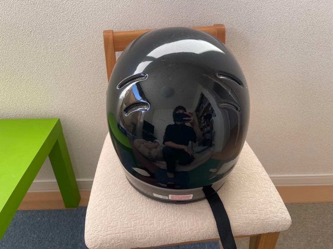 SIMSPON フルフェイスヘルメット ブラック ミラーシールド