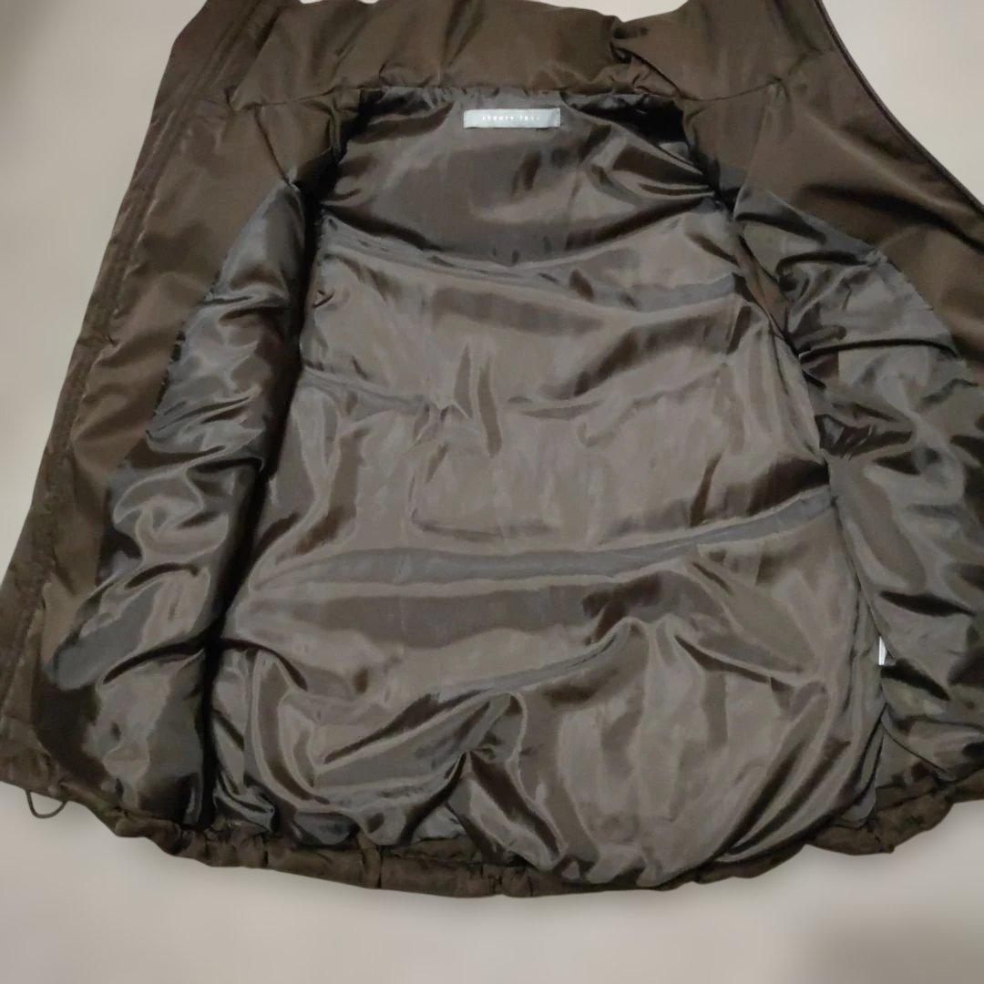 theory luxe ダークブラウン ダウンベスト 40サイズ