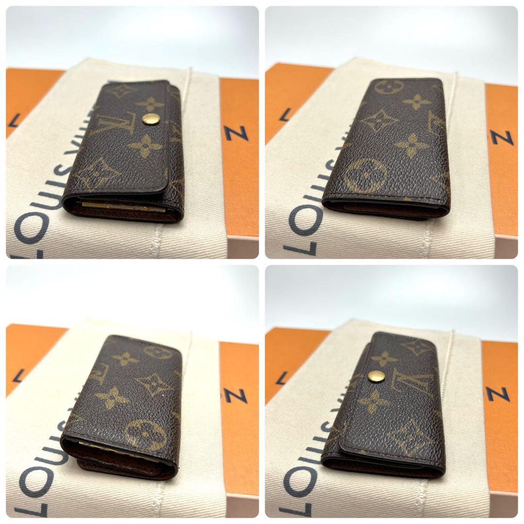鑑定済 ルイヴィトン モノグラム 定番 キーケース4連