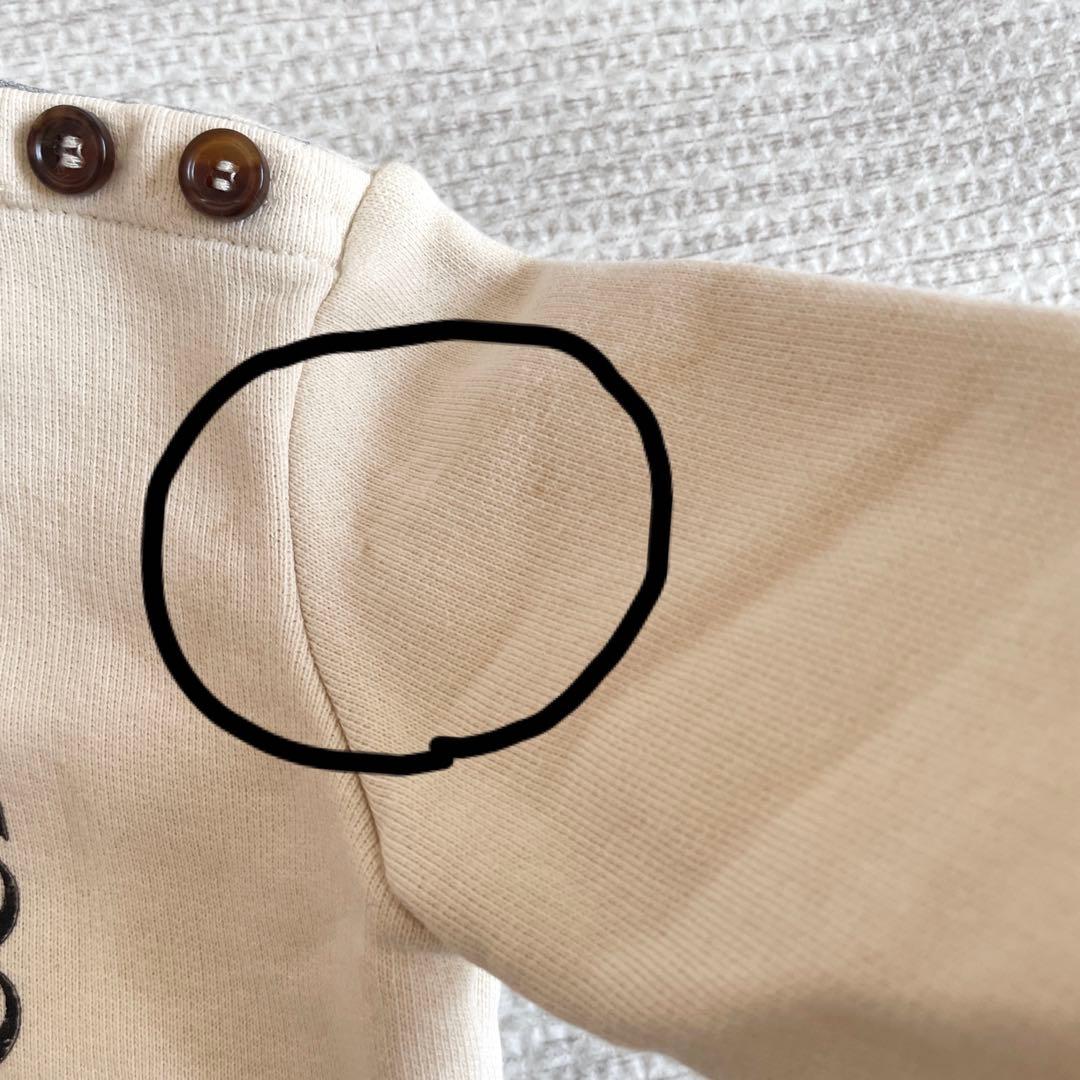 【GUCCI】グッチ　ロゴスウェットシャツ　男女兼用　12−18m 80cm