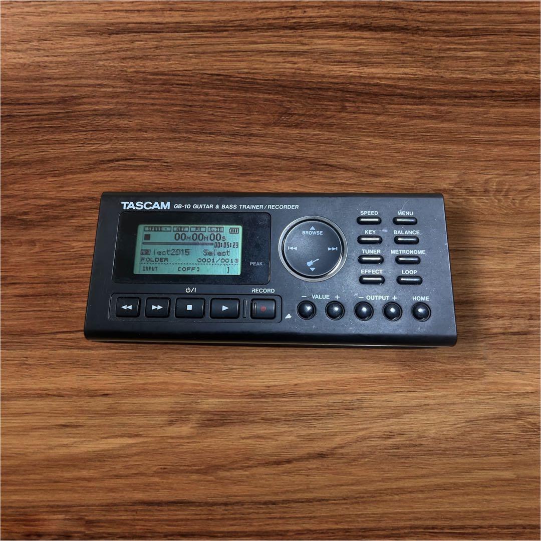 中古 美品TASCAM トレーナー/レコーダー ギター&ベース用 GB-10