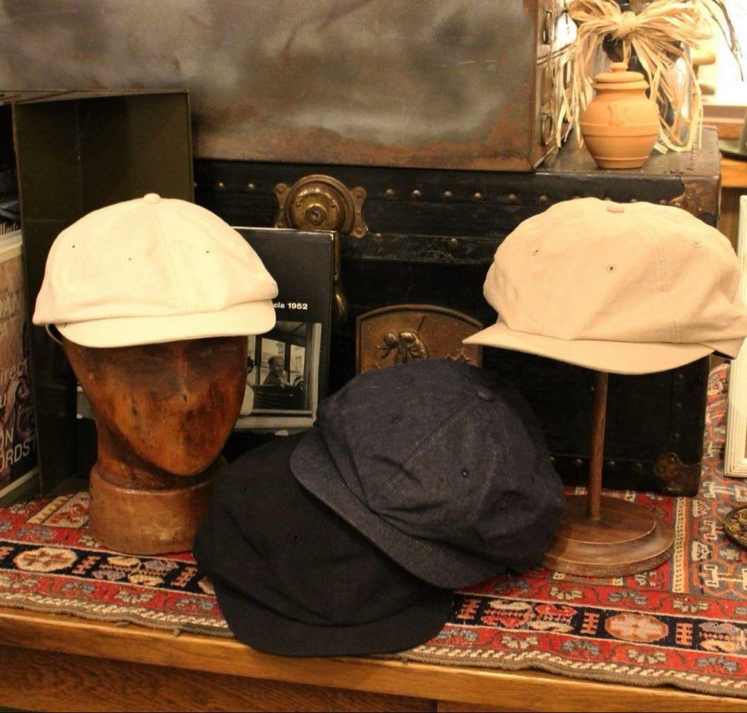 THE.H.W.DOG&CO キャスケット コットンリネン ブラック