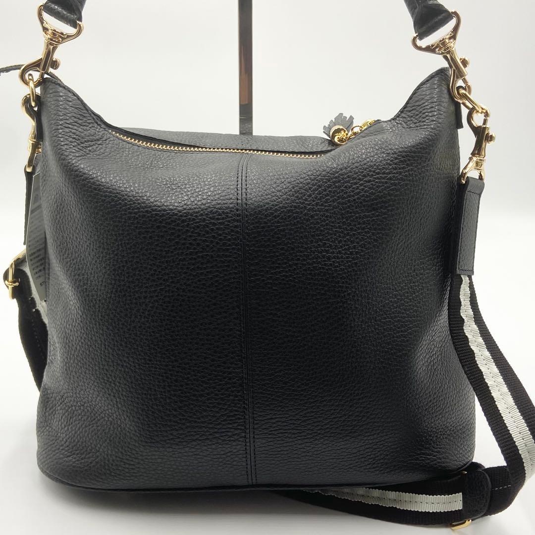 未使用級　ATAO アタオ　ウィークエンド　ショルダーバッグ　レザー　ブラック