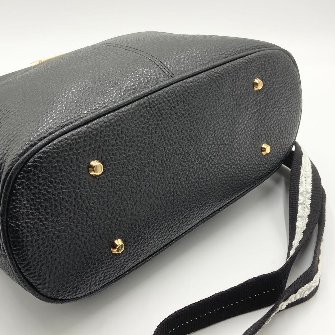 未使用級　ATAO アタオ　ウィークエンド　ショルダーバッグ　レザー　ブラック