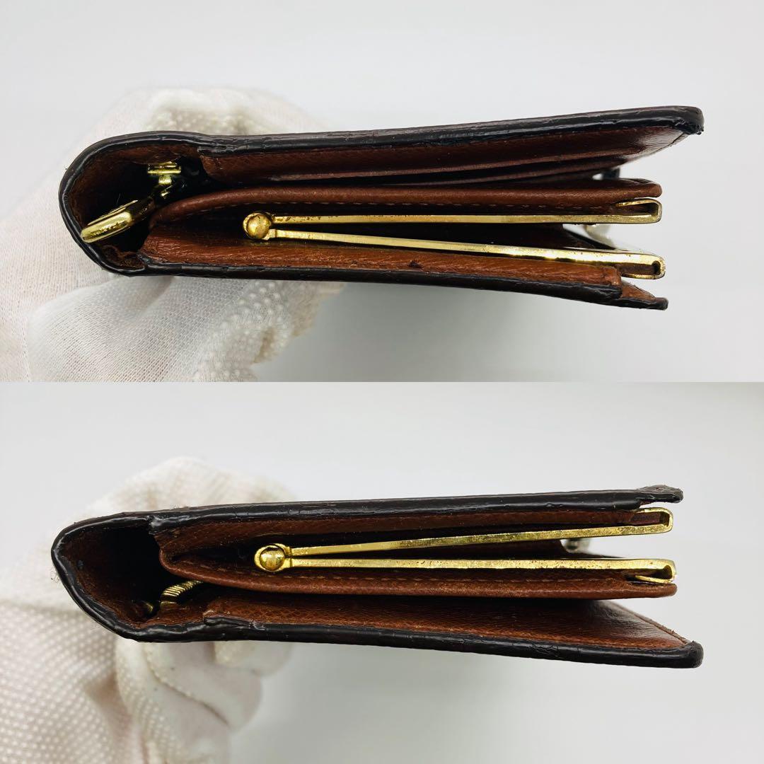 ルイヴィトン モノグラム コンチネンタル クラッチ がま口 長財布 A847