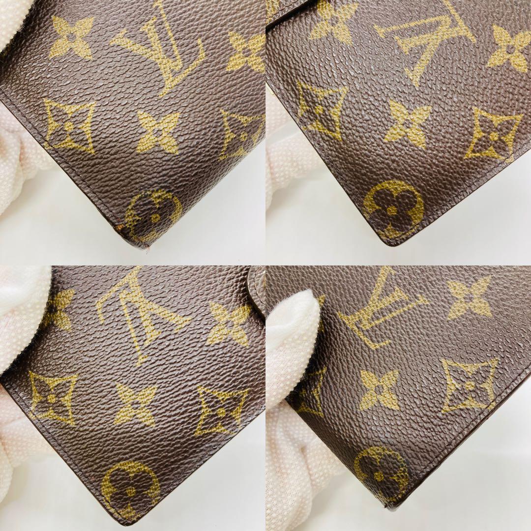 ルイヴィトン モノグラム コンチネンタル クラッチ がま口 長財布 A847