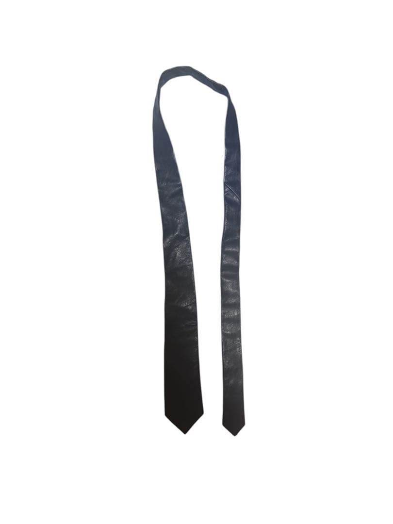 OUR LEGACY アワーレガシー ブラック リアルフェイクレザー タイ