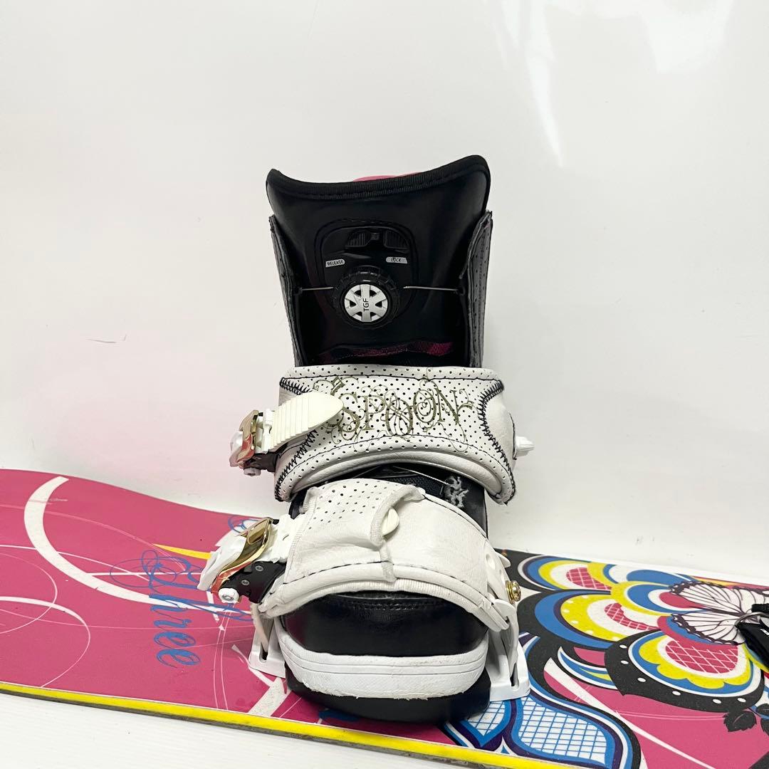 レディース　初心者　スノーボード　フルセット　女性用　SPOON スノボセット