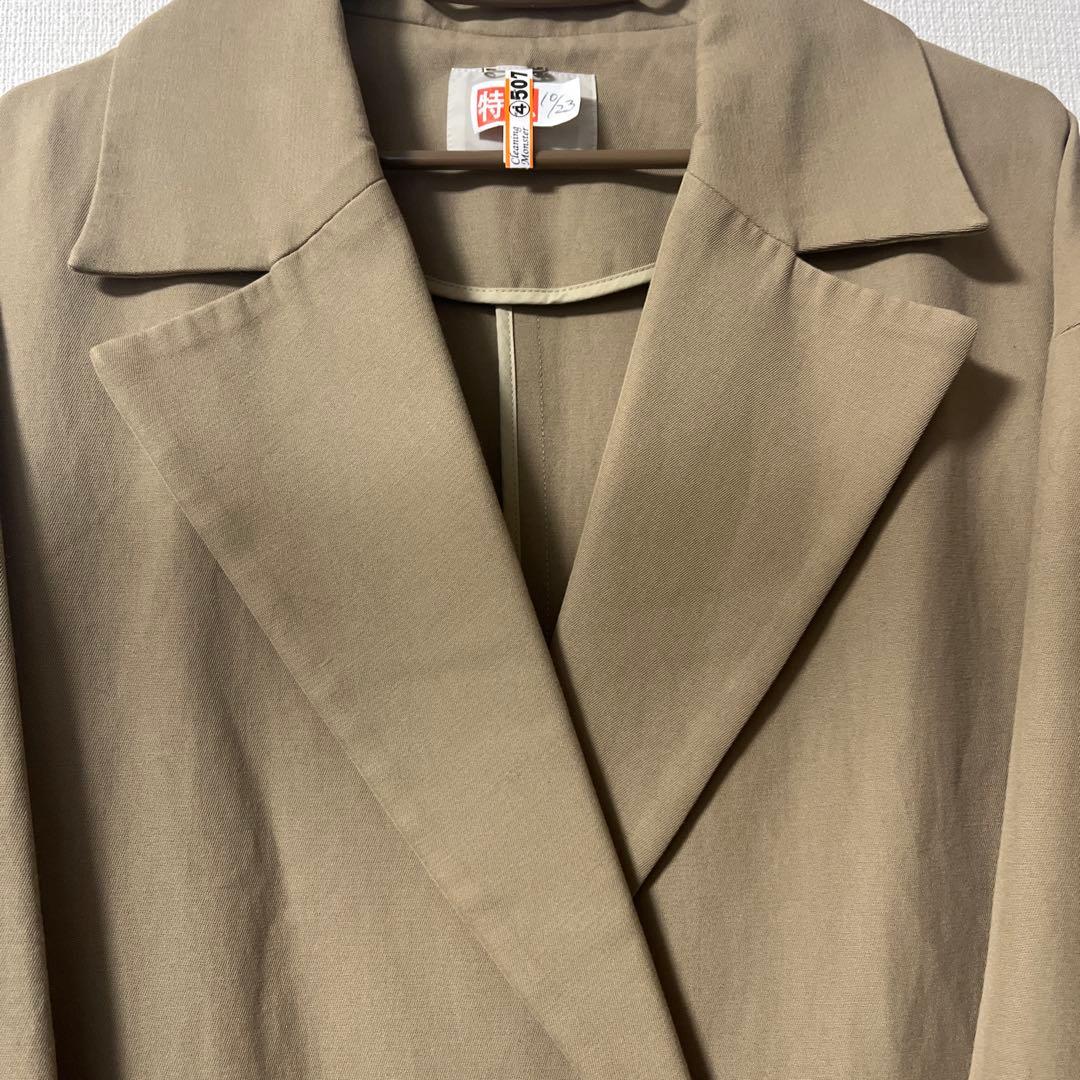 IENAコットンWクロスオーバーチェスターコート 38サイズ