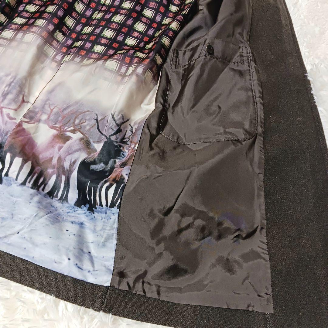 極美品★Paul Smith ダッフルコート ブラウン