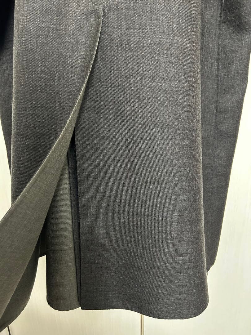 2025AWアダムエロペADAM ET ROPE'ソモウリバーロングコート美品