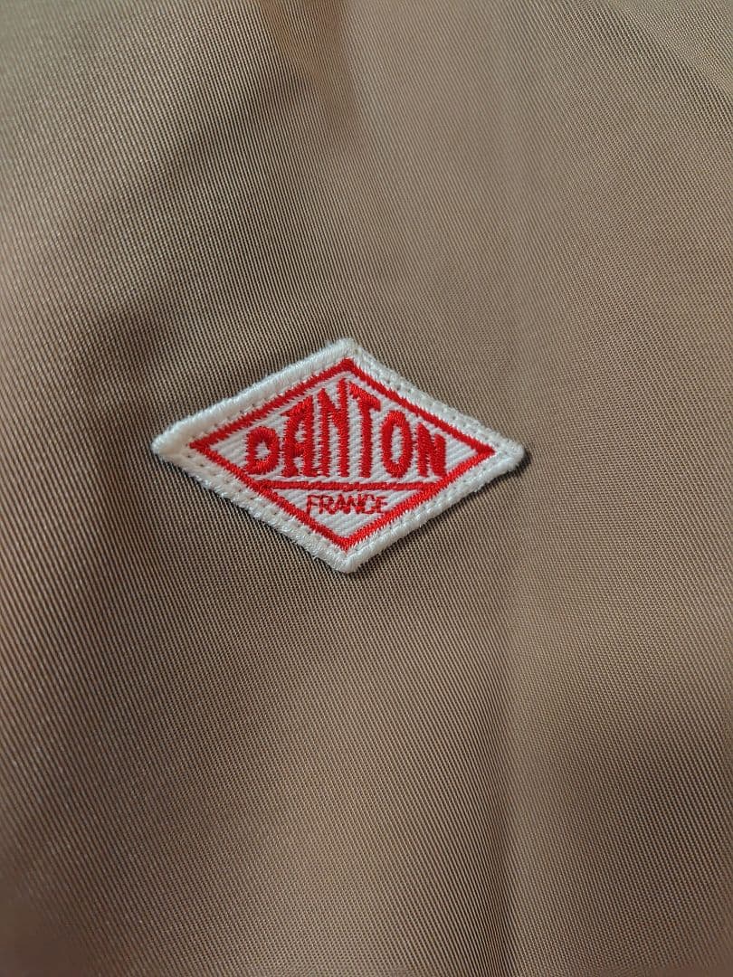 【日本製】DANTON ダントンフード付レディースコートベージュ