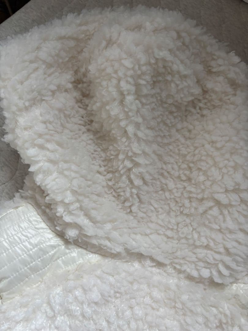 最終値下げ早い者勝ちホワイト フード付き ダウンベスト S