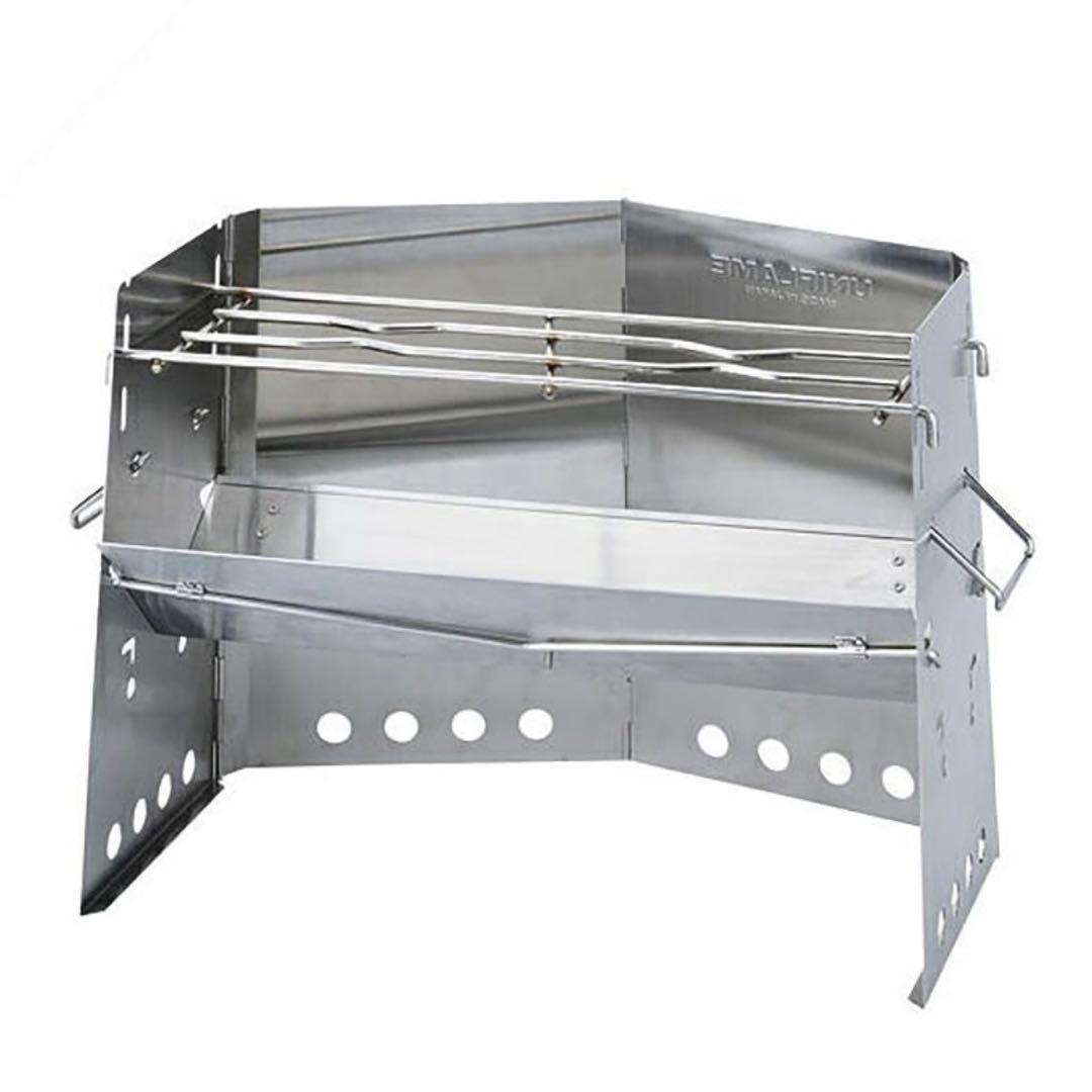 新品　ユニフレーム 薪グリル　ロストルウォール付き　日本製