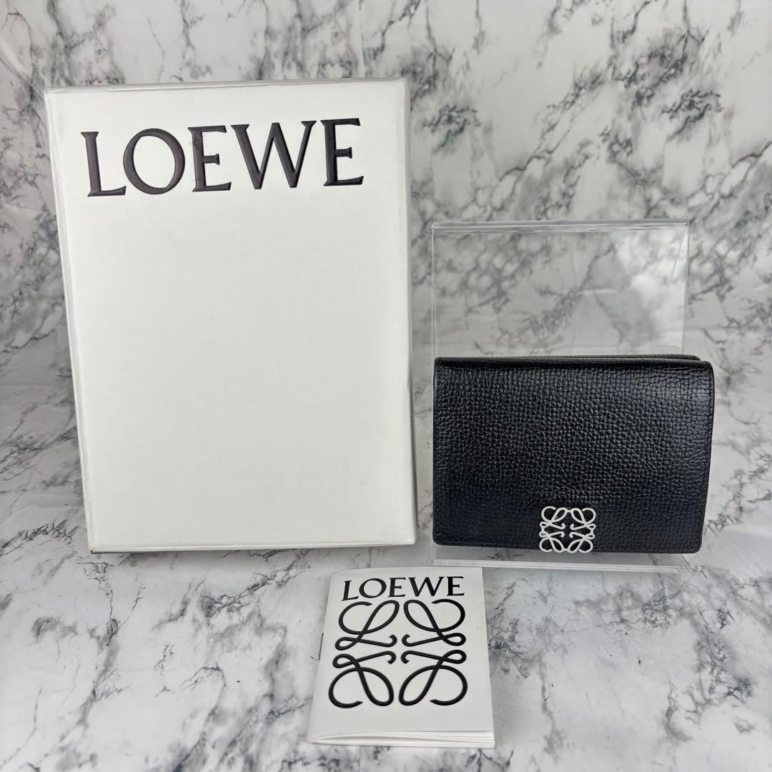 101 LOEWE 三つ折り財布　トライフォールドウォレット　アナグラム