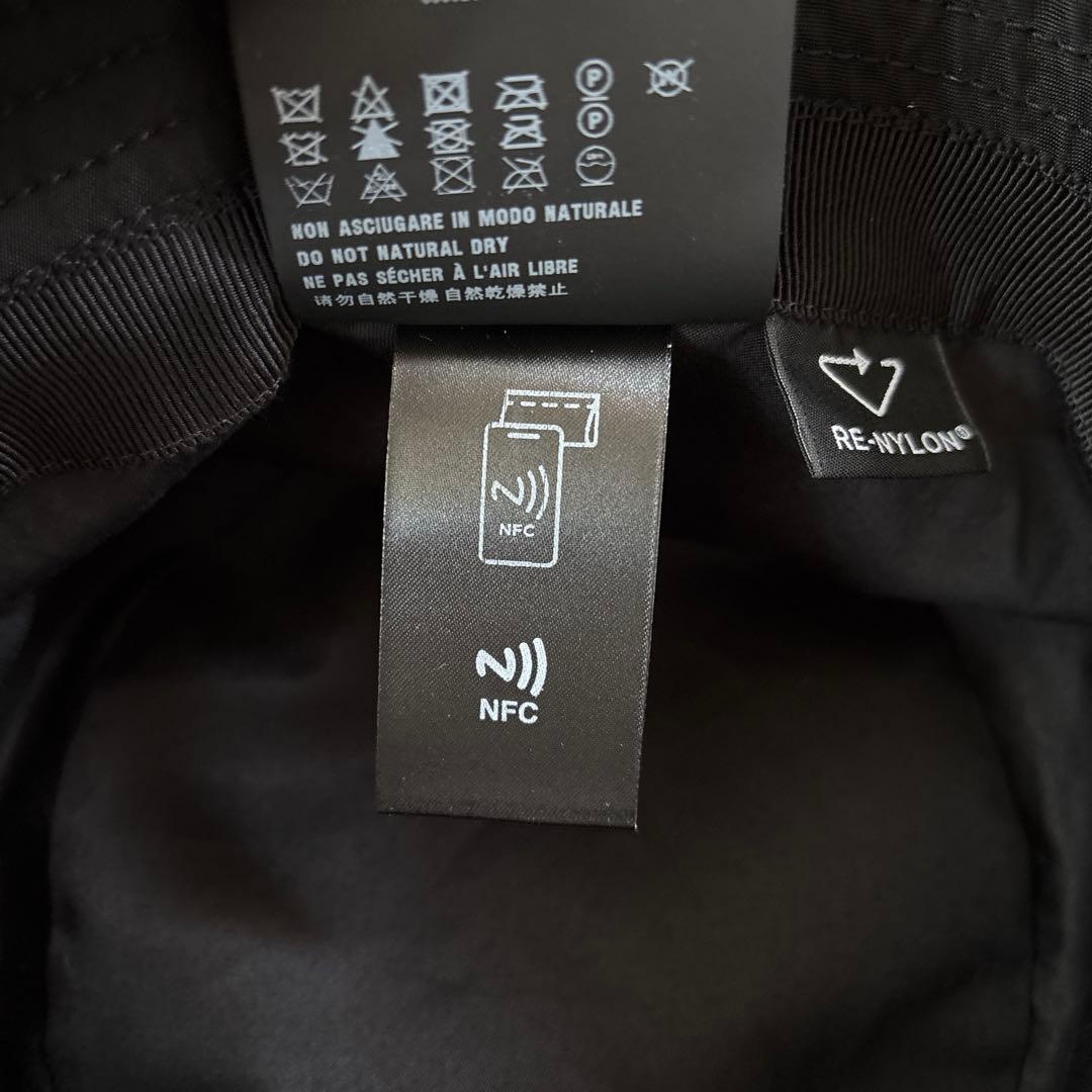 PRADA プラダ　バケットハット ブラック Mサイズ