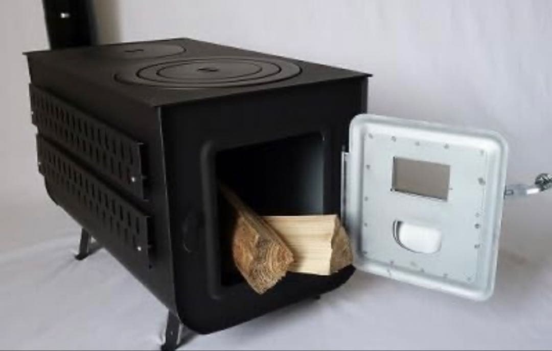 新保製作所　薪ストーブ　窓付き　ベイダー