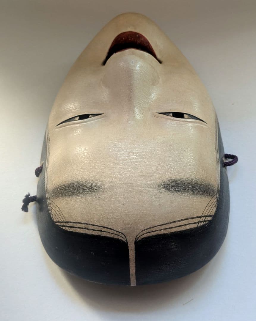Wooden Noh Mask　木製能面