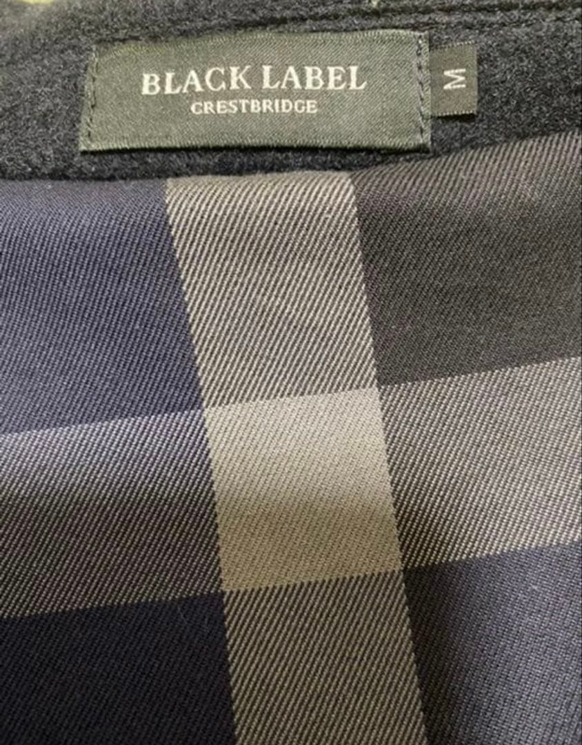 ブラックレーベルクレストブリッジ　チェスターコート ネイビー　バーバリー