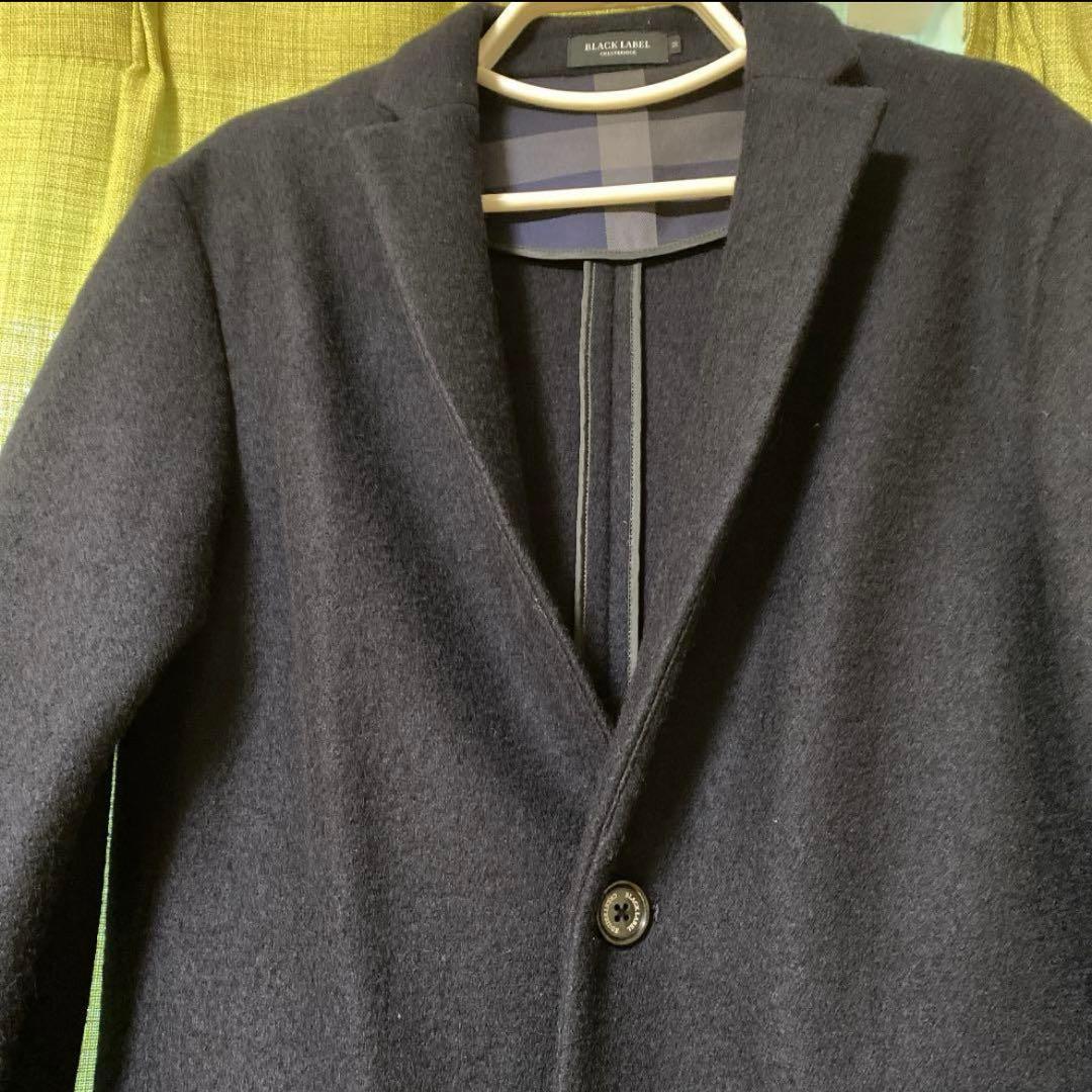 ブラックレーベルクレストブリッジ　チェスターコート ネイビー　バーバリー