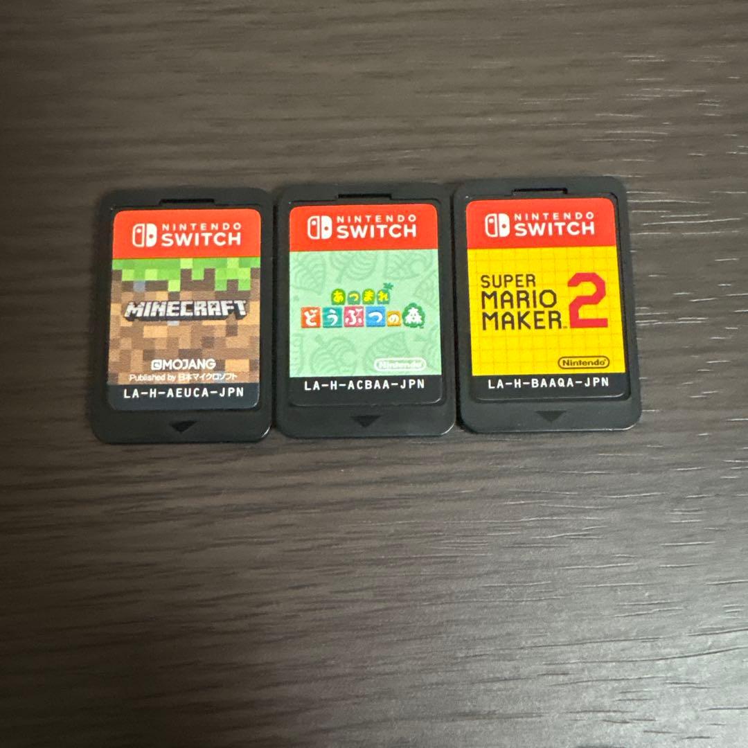 Nintendo Switchカセット3セット