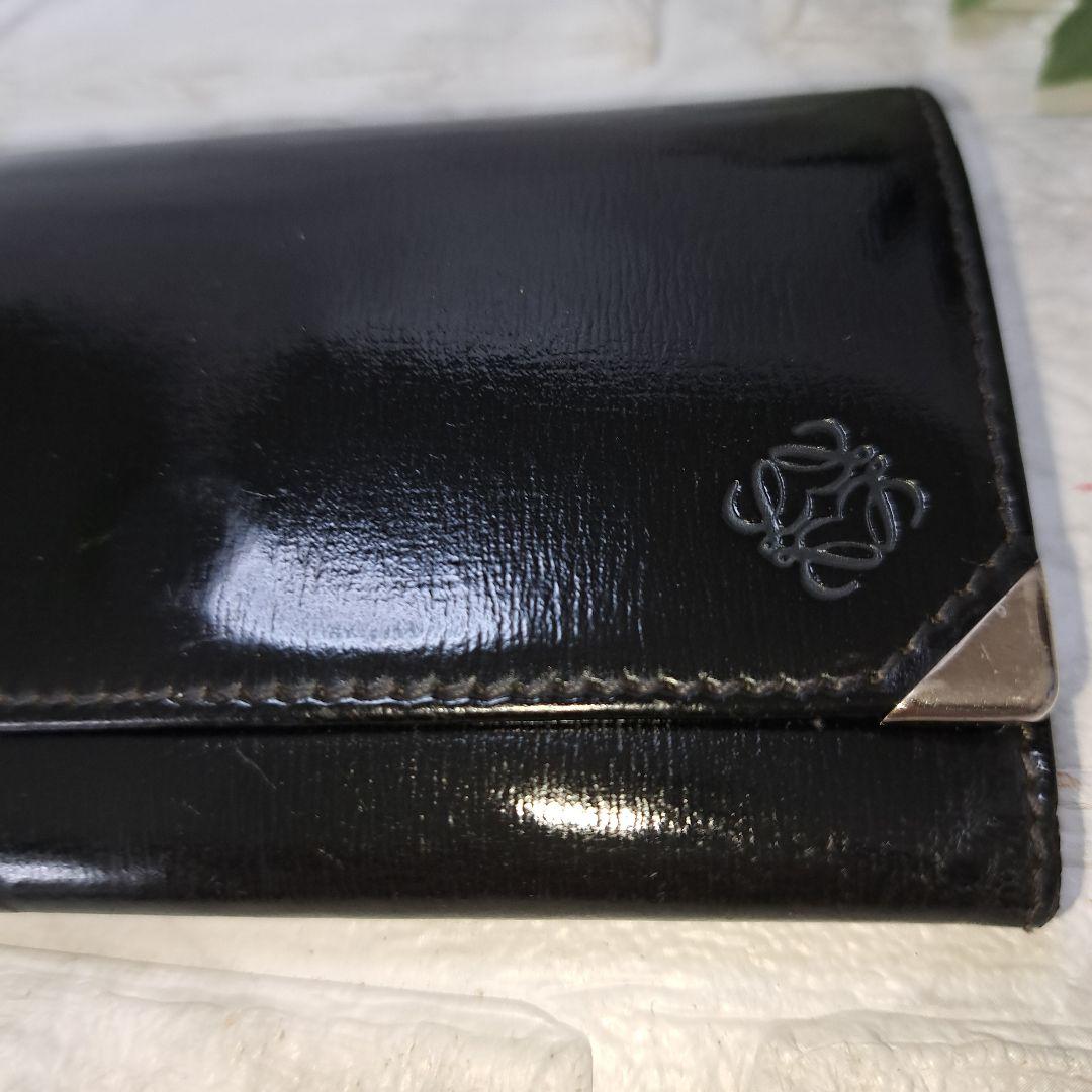 ✨美品✨LOEWE ロエベ 6連 キーケース レザー ブラック チャーム付き