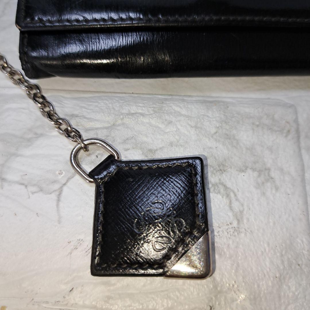 ✨美品✨LOEWE ロエベ 6連 キーケース レザー ブラック チャーム付き