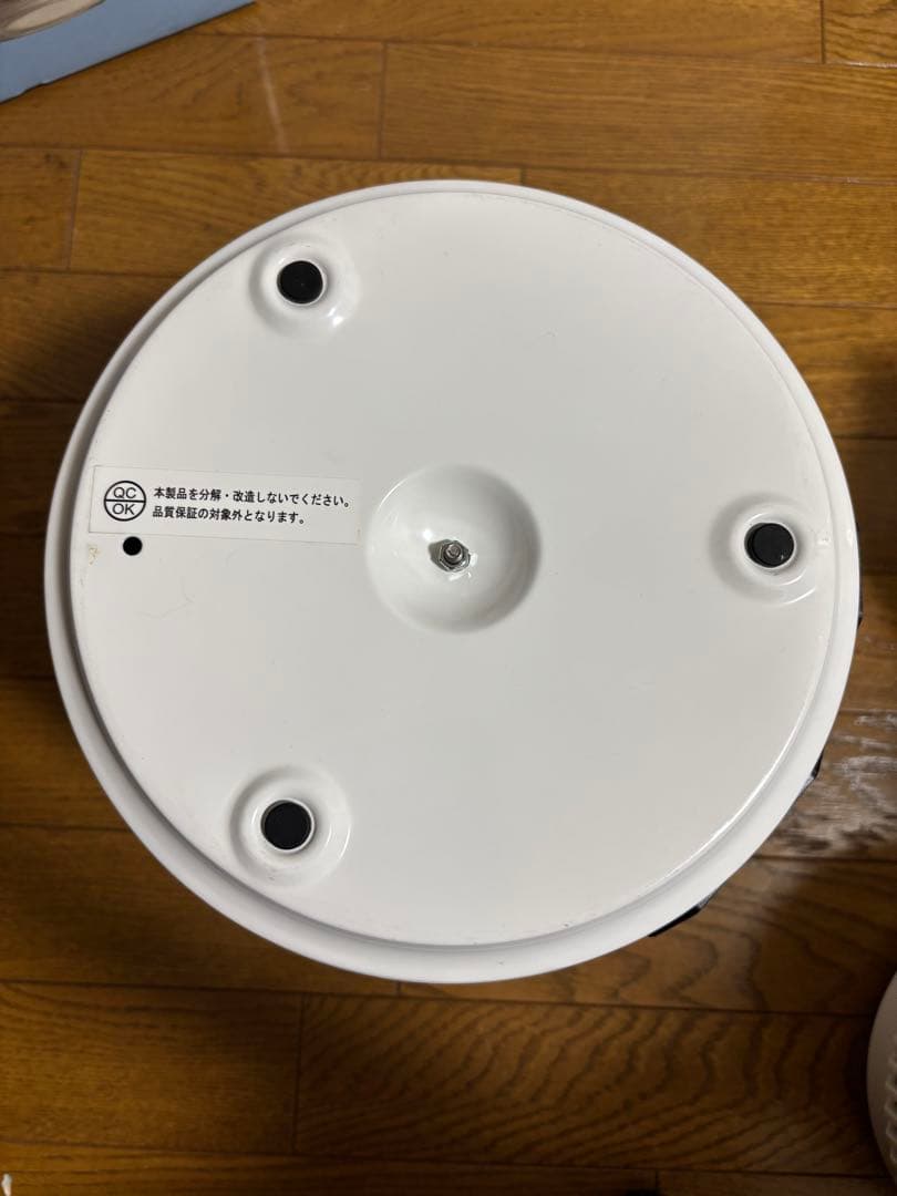 動作確認済み　メガホーム　蒸留水器　新ガラス容器　ホワイト