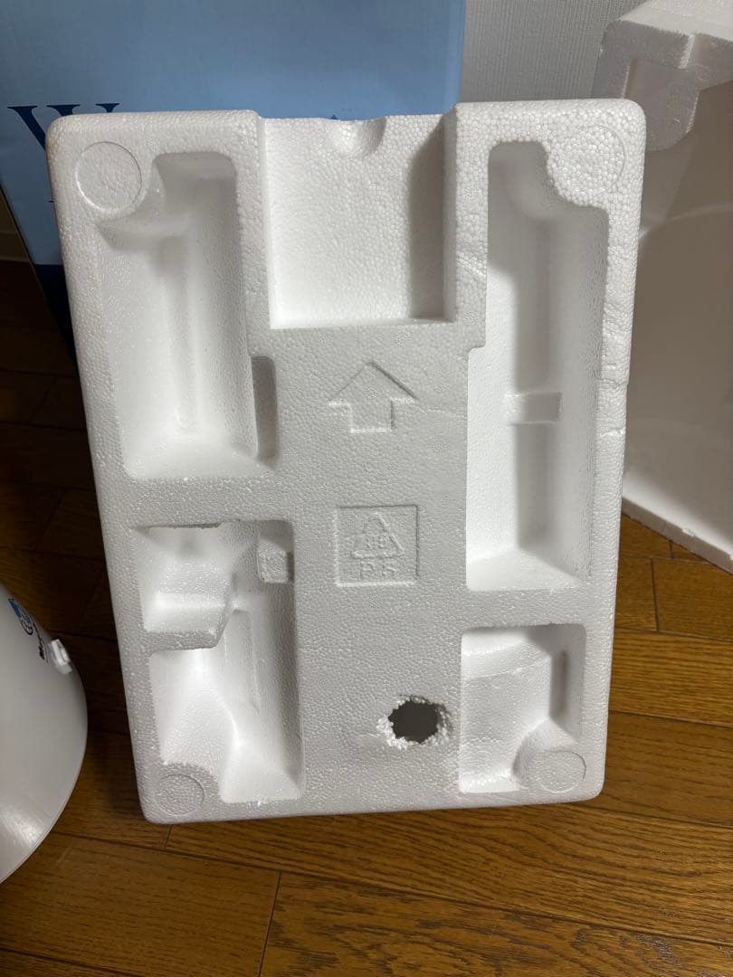 動作確認済み　メガホーム　蒸留水器　新ガラス容器　ホワイト