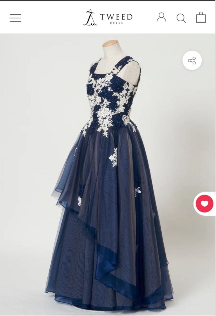 TWEEDGIRL ツイードドレス　新品　演奏会　発表会(定価54,780円)