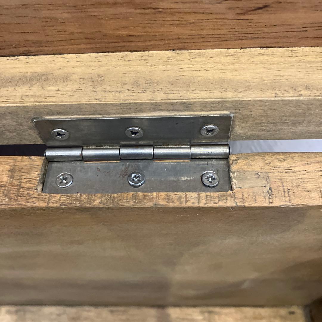 アンティーク風ボックスベンチ 木製　スツール　椅子　イス　いす　収納　インテリア