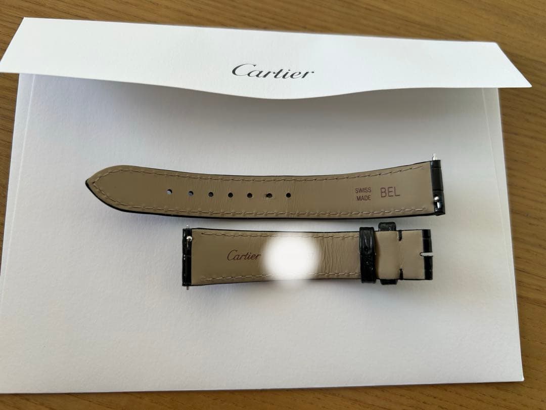 タンクルイカルティエsm　アリゲーターストラップ　美品