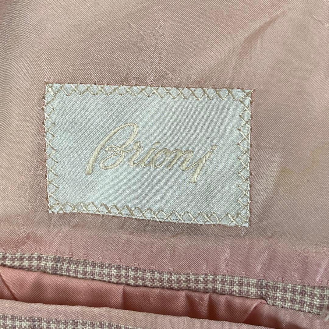 Brioni ブリオーニ カシミヤ シルク テーラード ジャケット 52 XL