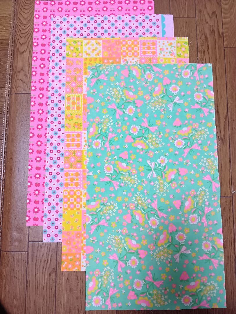 アンティークファブリックピンクス　生地