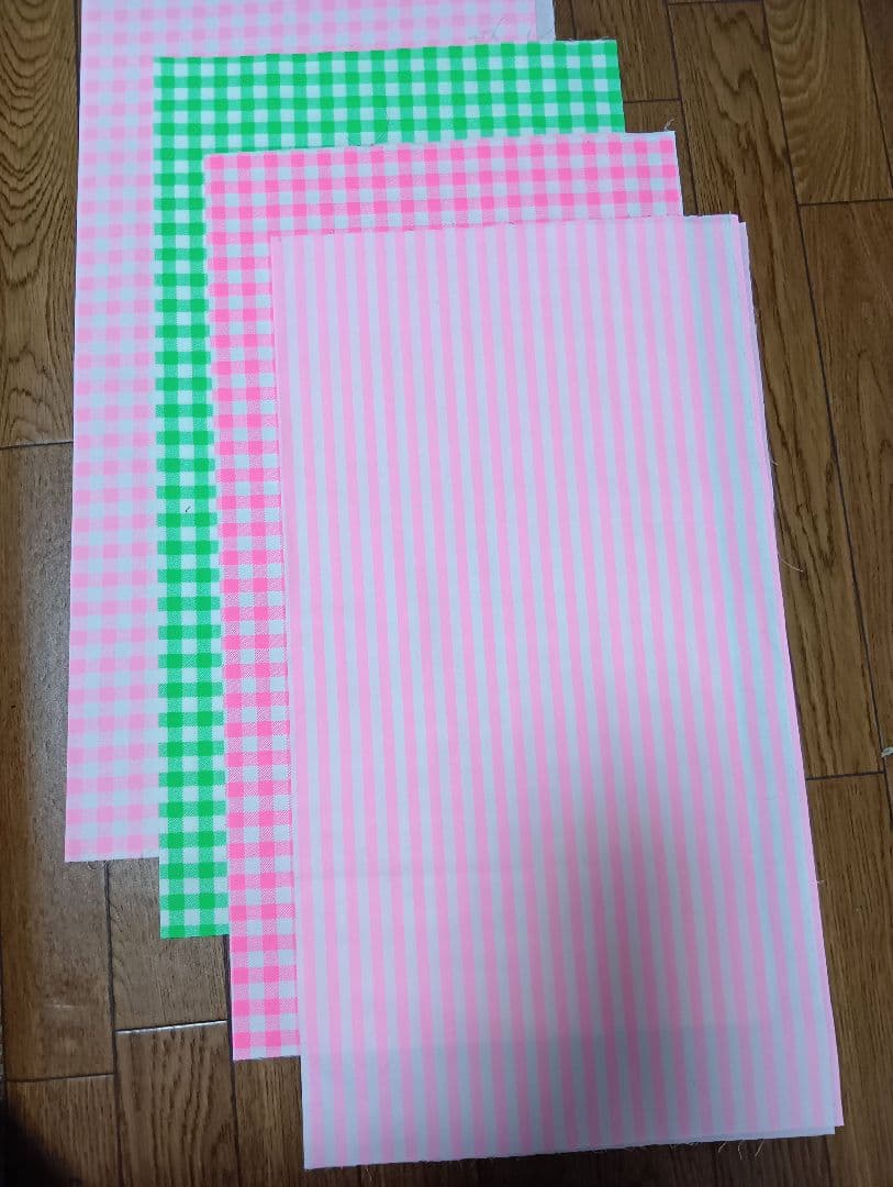 アンティークファブリックピンクス　生地