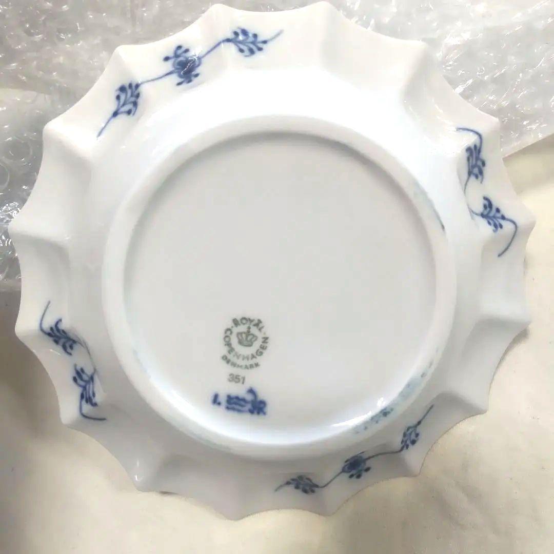 新品 ロイヤルコペンハーゲン ブルーフルーテッド シェルディッシュ