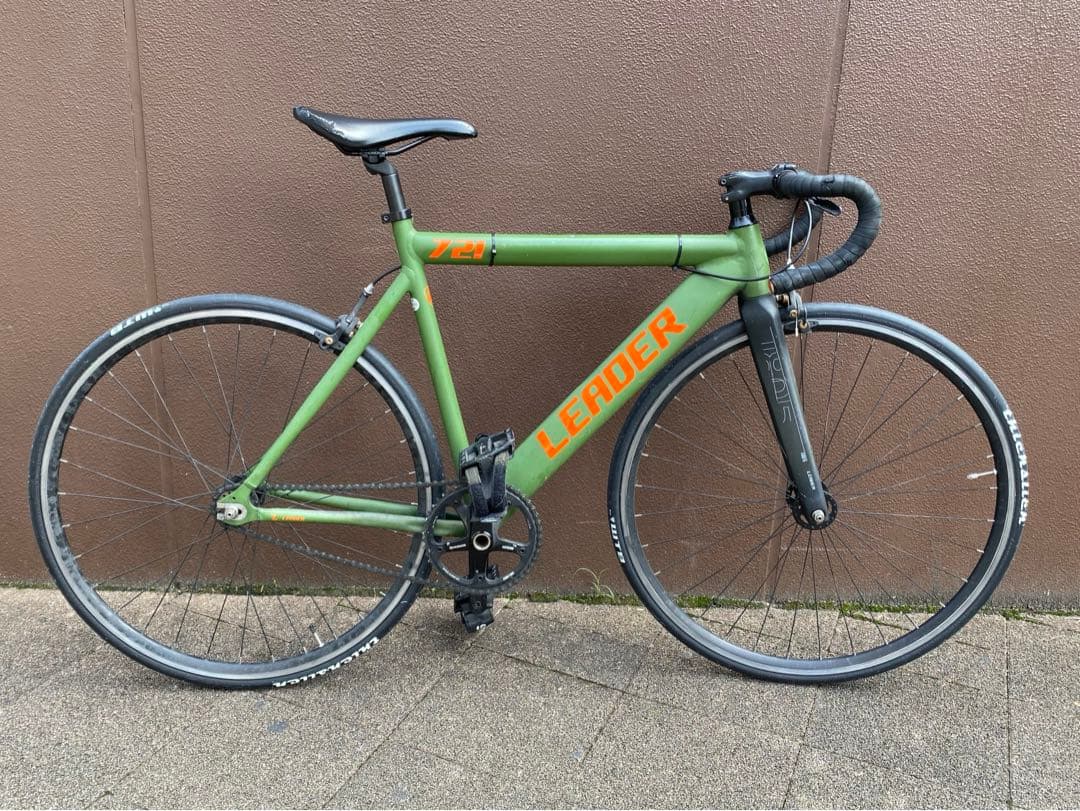 LEADER BIKES ピストバイク 限定色 アーミーグリーン リーダー