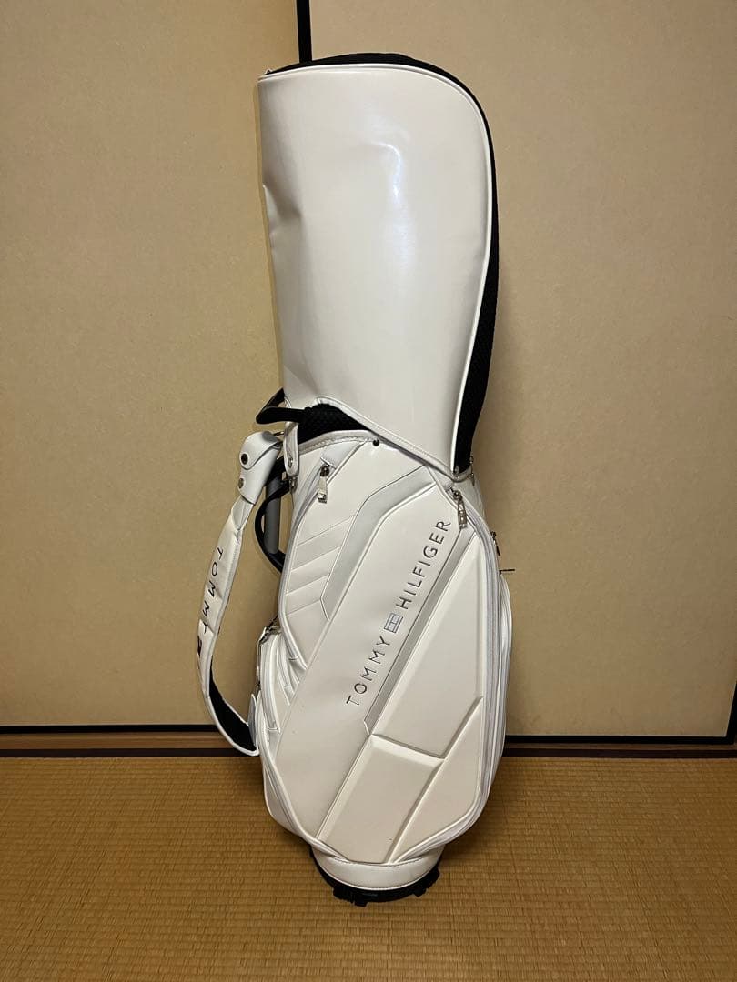   ホワイトキャディバッグ